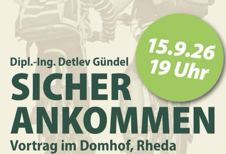 📢Infoveranstaltung: Sicherheit auf Fuß- und Radwegen in Rheda-Wiedenbrück 